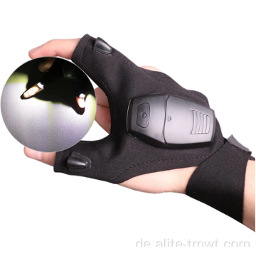 2 LED -Handschuhe leichte wasserdichte handfreie Taschenlampe